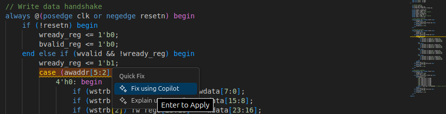 Verilator linter