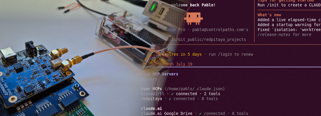 Red Pitaya STEMlab MCP: Giving an AI Agent Control of the Verification Bench